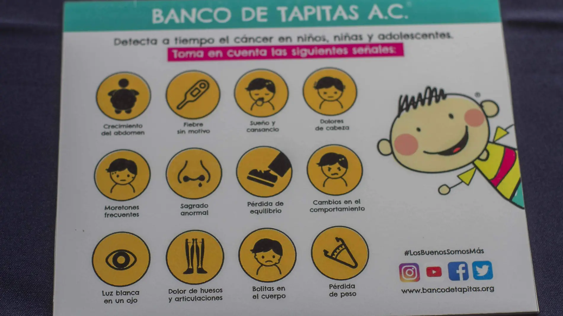 Banco Tapitas A.C., busca recaudar fondos a beneficio de los pacientes con diagnostico